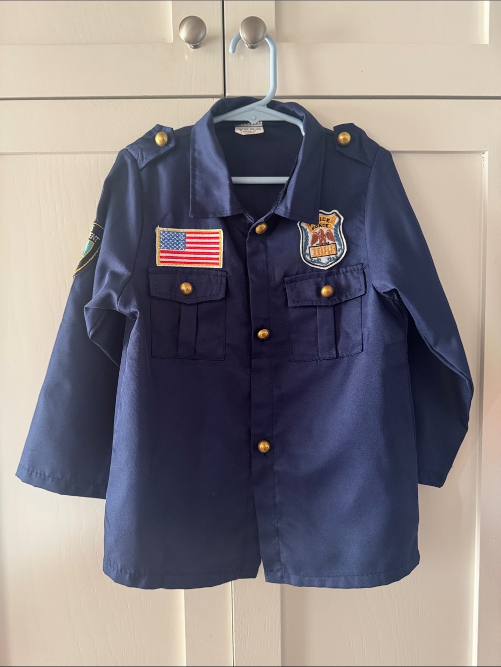 Kids Navy Police Halloween costume